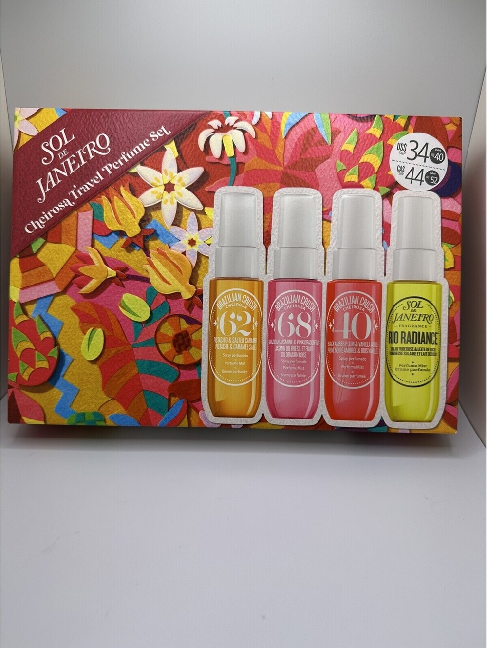 Sol de Janeiro Cheirosa DISCONTINUED SET 4PC Brazilian Crush 62 68 40 Rio BNIB